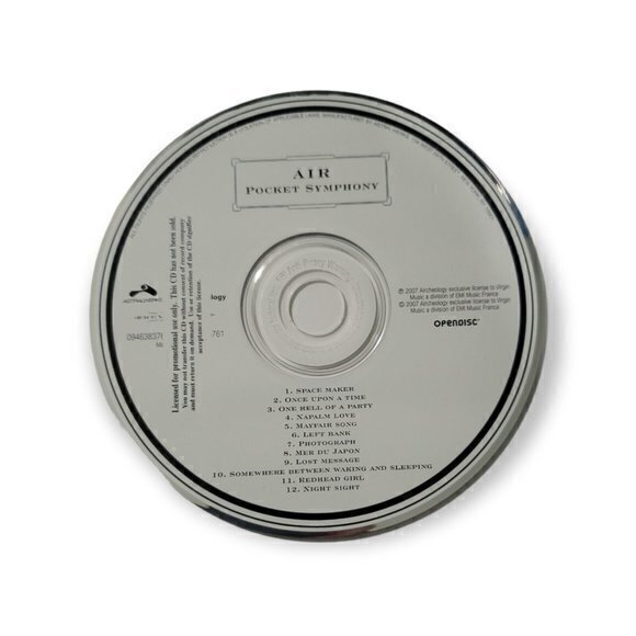 Air - Pocket‎ Symphony [2007 Promotional CD] - Picture 3 of 3